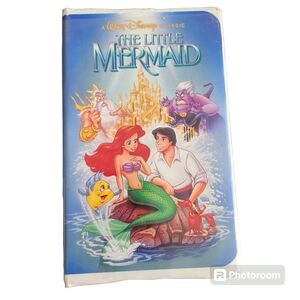 THE LITTLE MERMAID WALT DISNEY CLASSIC BANNED ARTWORK COVER VHS TAPE